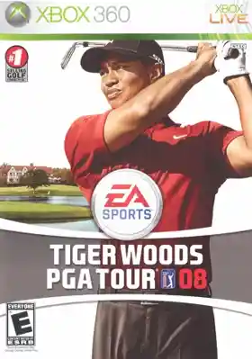 Tiger Woods PGA Tour 08 (USA) box cover front